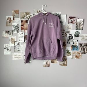 Purple ivory Ella sweatshirt